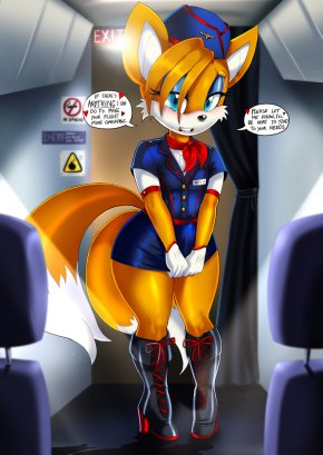 STEWARDESS TAILS AT YOUR SERVICE