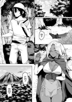 HELPING A DARK ELF AND GETTING A FAVOR IN RETURN | KASSHOKU ELF O TASUKETARA ONGAESHI SARETA HANASHI